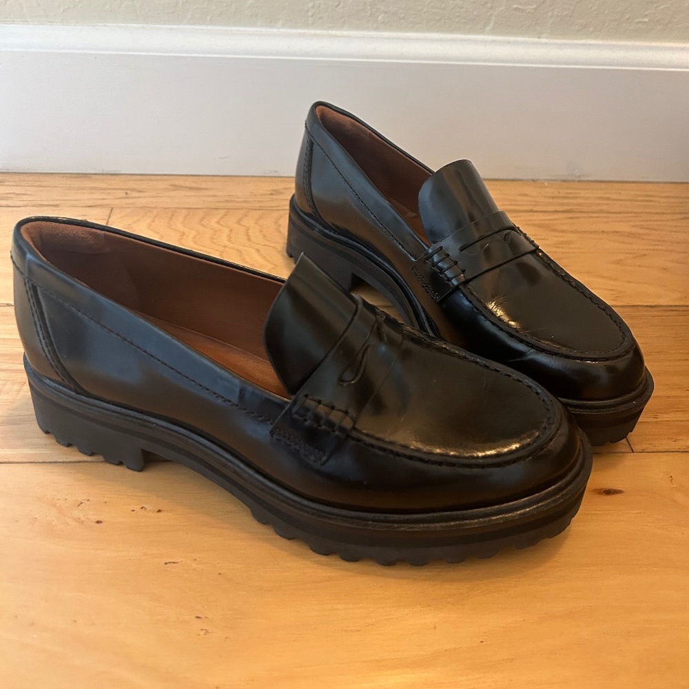 Reformation Agathea Chunky Loafer - Black